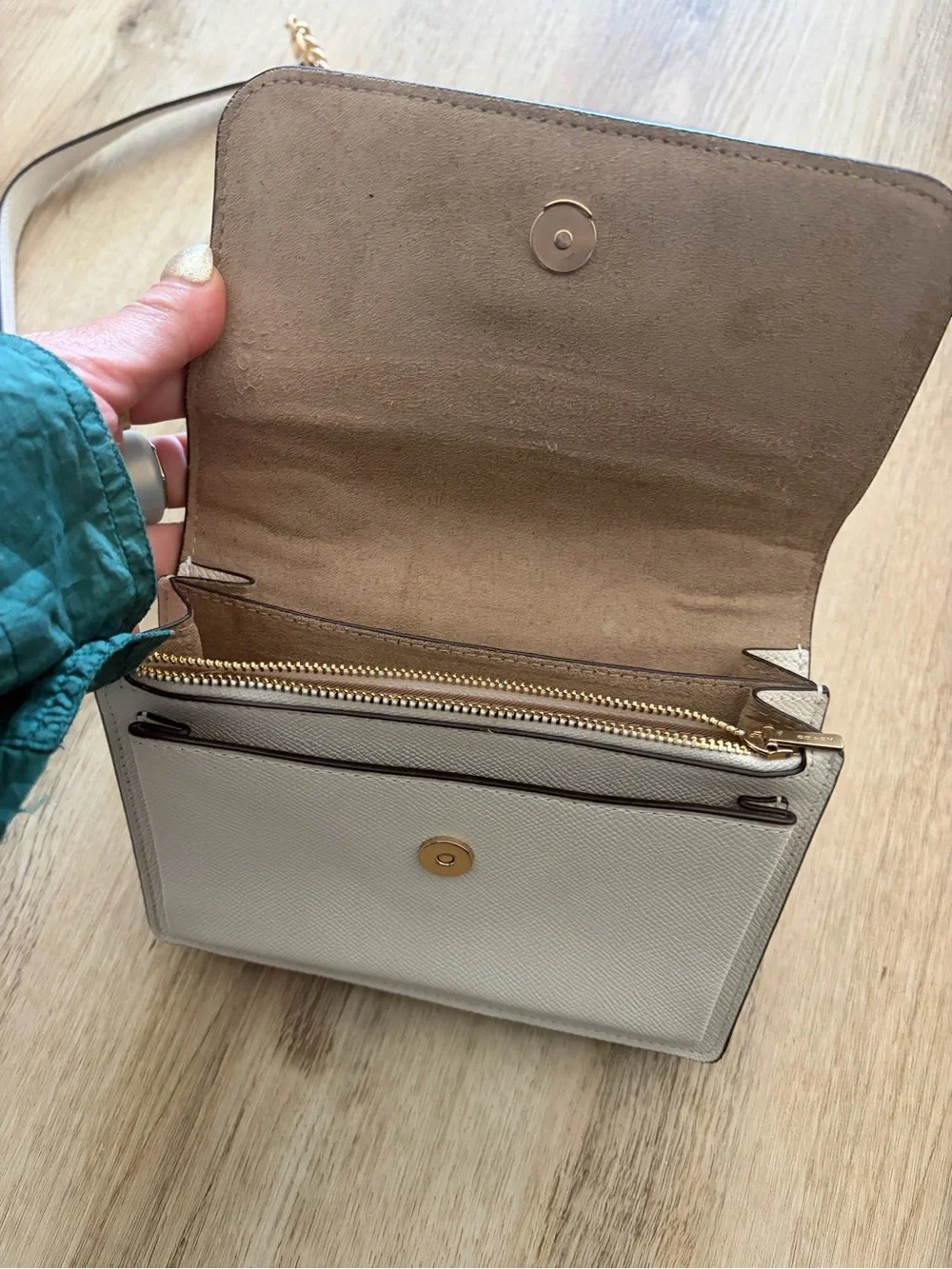 Coach crossbody cream